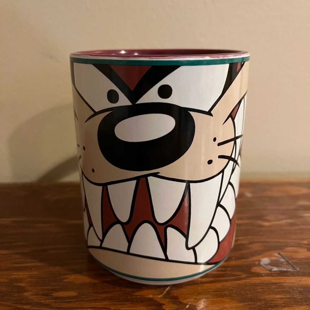 TAZ Looney Tunes Vintage Gibson coffee mug 1998
